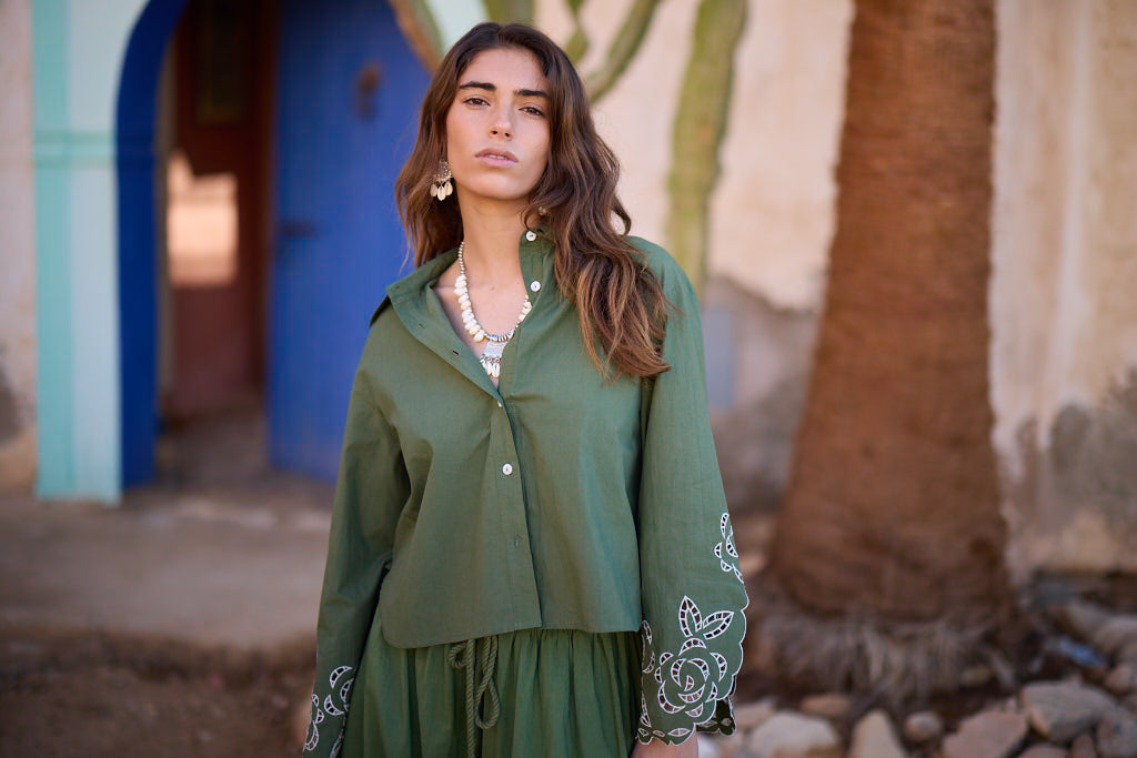 Chemise Devdas - Kaki