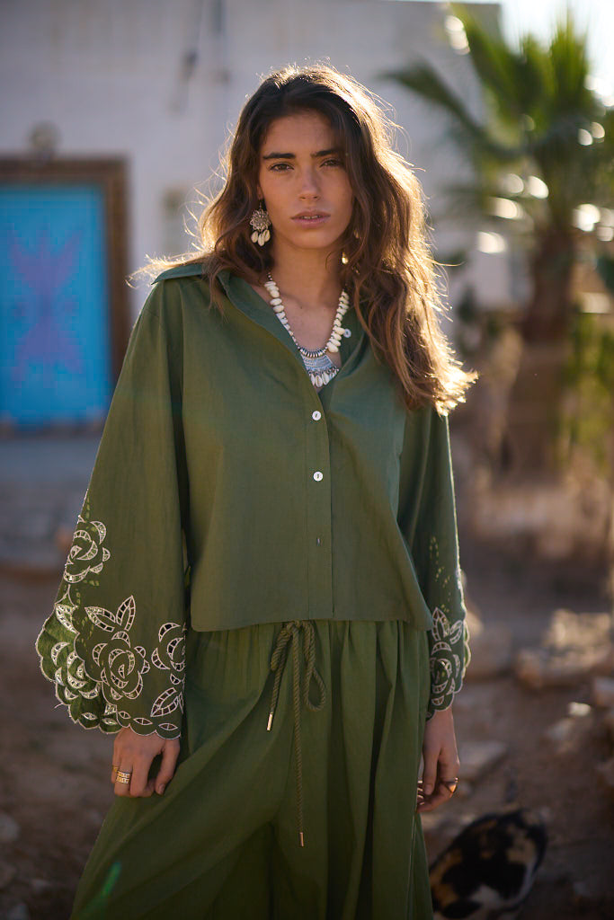 Chemise Devdas - Kaki