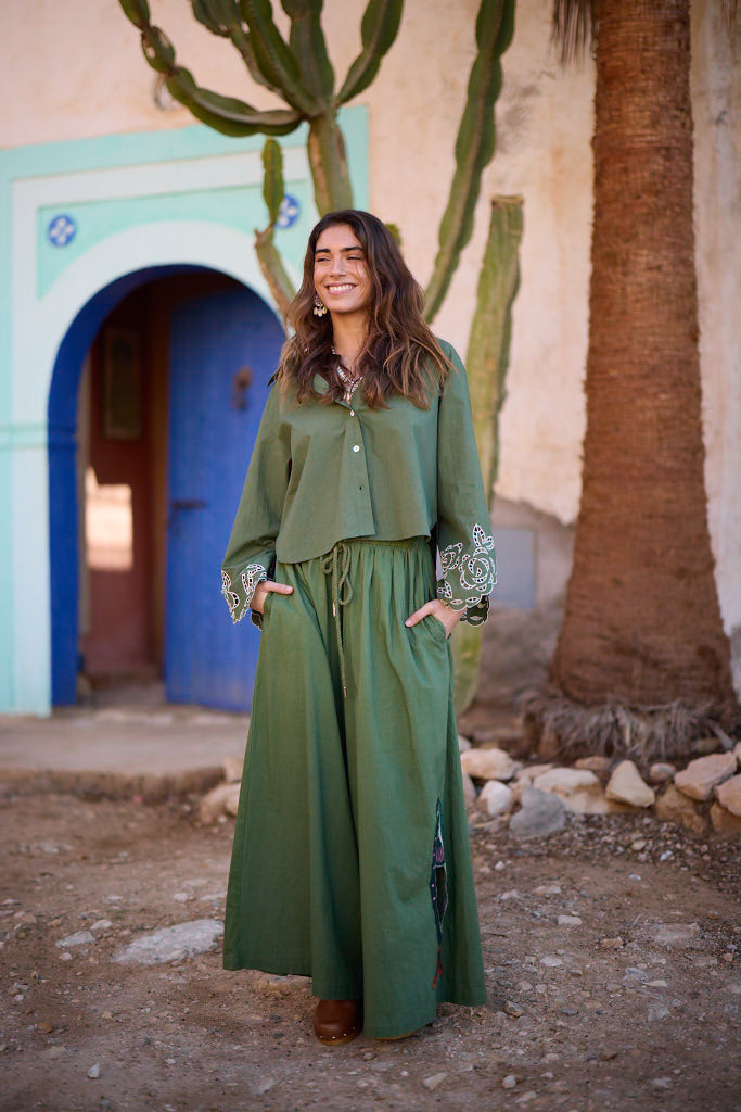 Chemise Devdas - Kaki